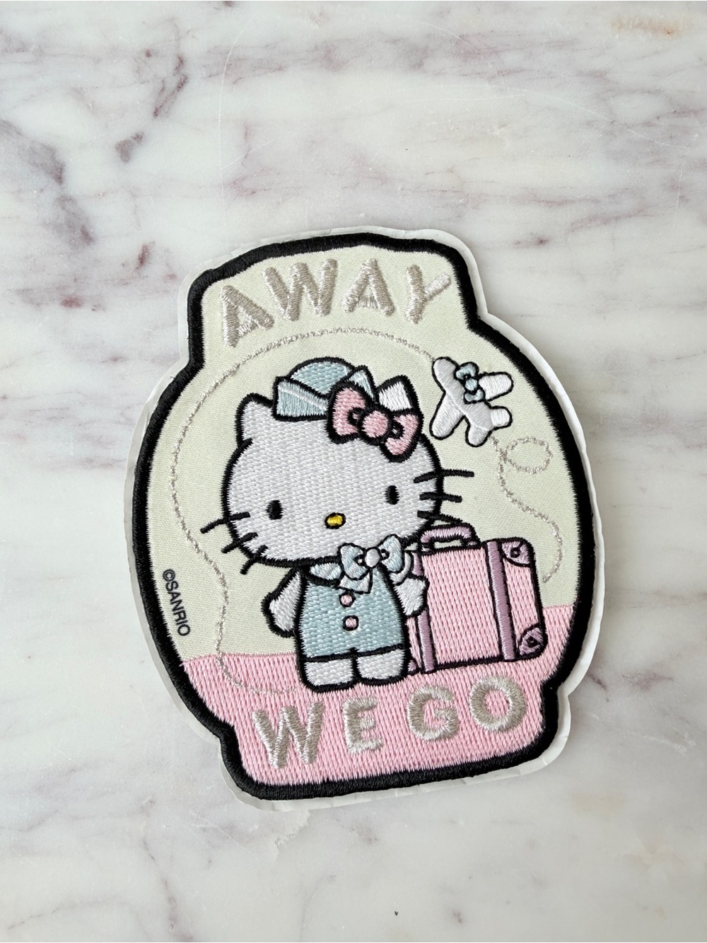 🎀 Stoney Clover Lane x Hello Kitty Away We Go Travel Patch RARE